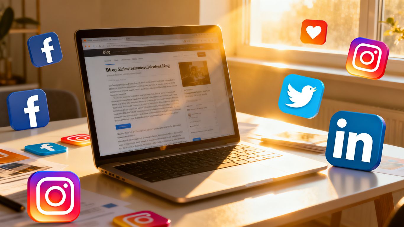 Blog content repurposed for social media reach.