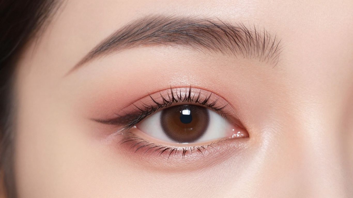 Woman's eye with expertly applied eyeshadow