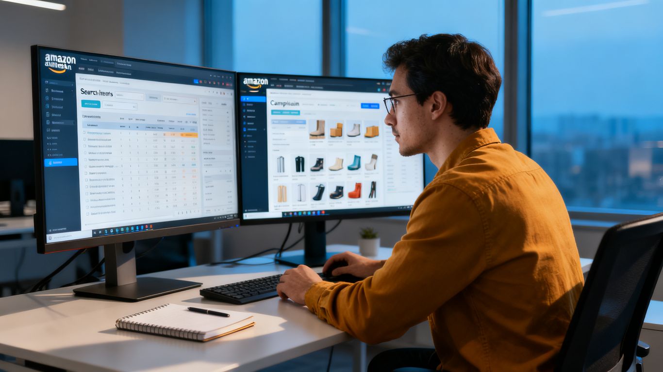 Amazon campaign data on multiple screens