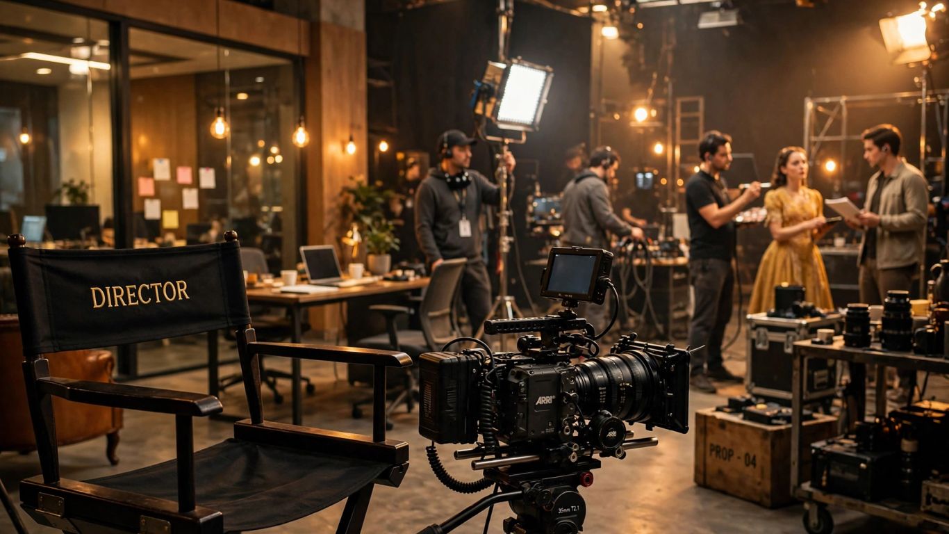 Creative studio blending advertising, film production, and television storytelling