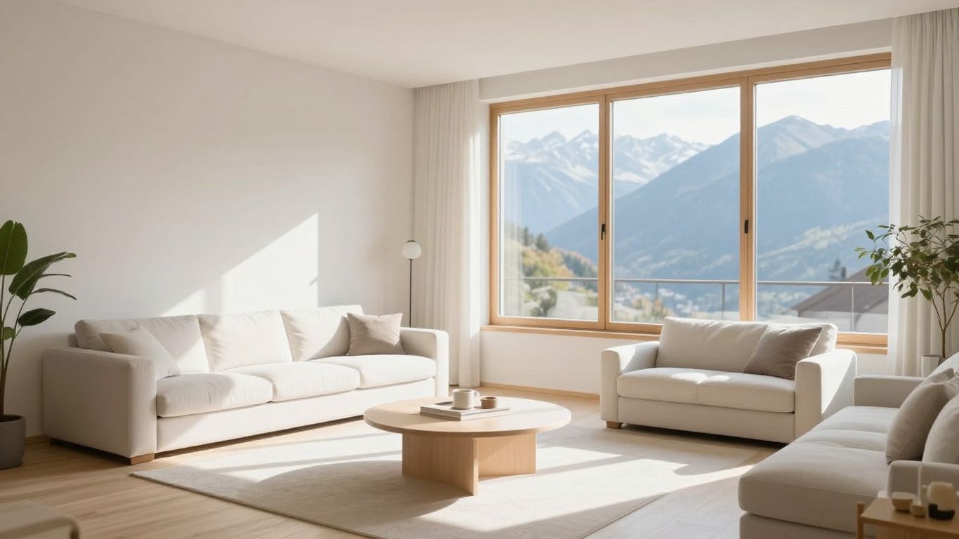 Intérieur résidentiel moderne propre et lumineux