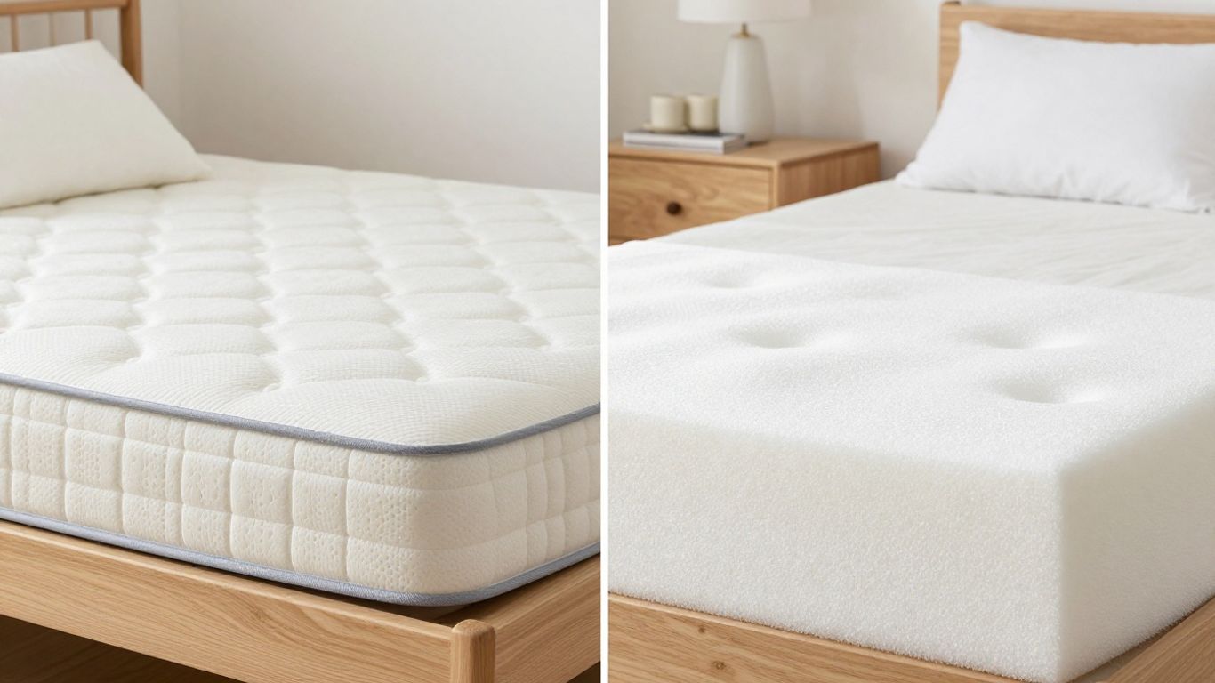 Latex and memory foam mattress comparison