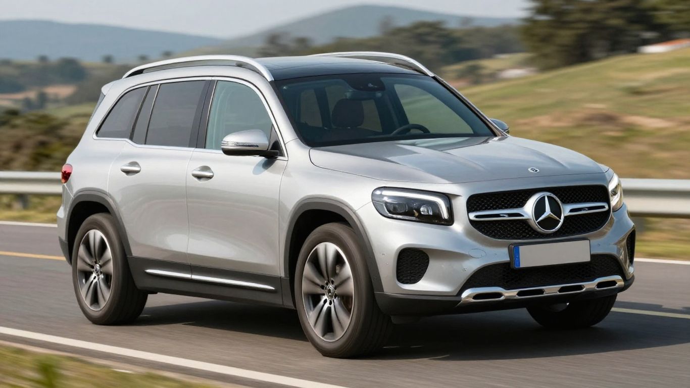 Mercedes GLB SUV auf einer Straße