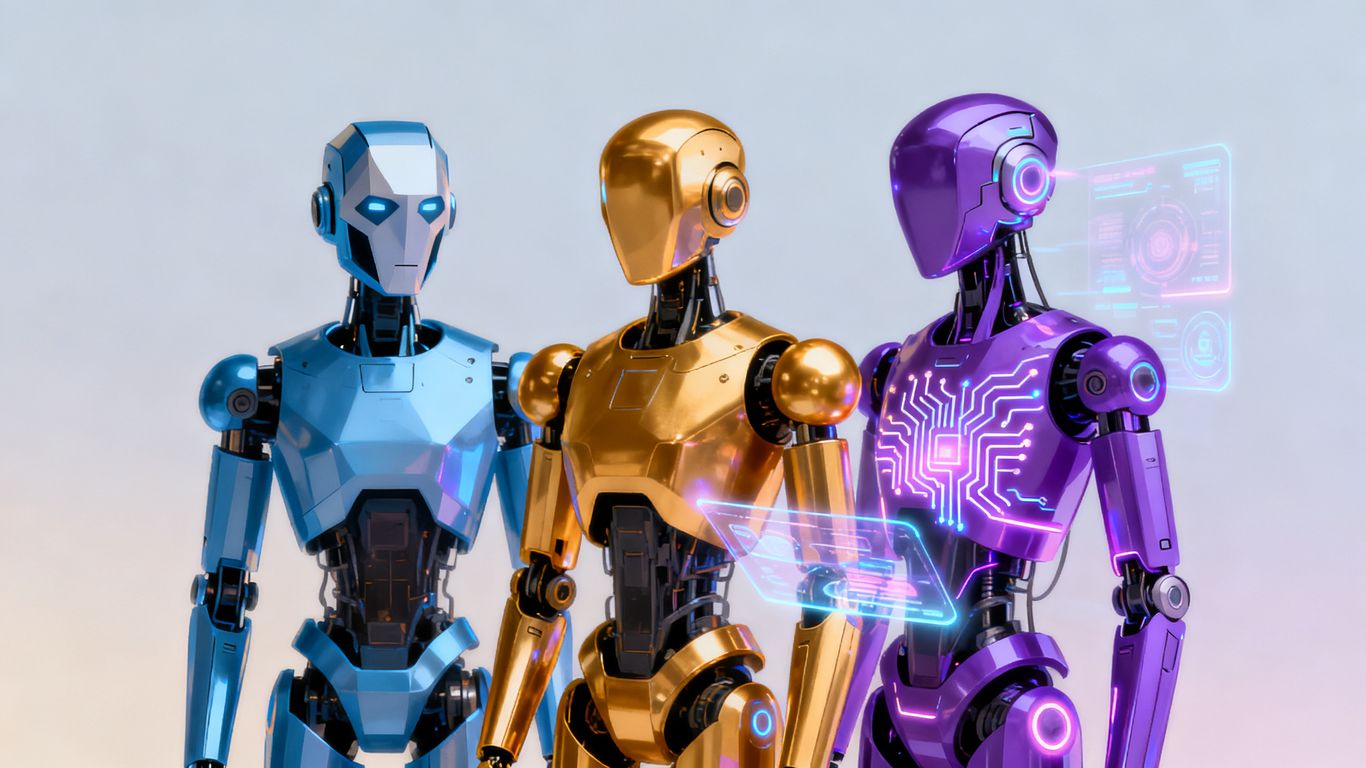 AI agents Manus AI, OpenClaw, and Claude Cowork avatars