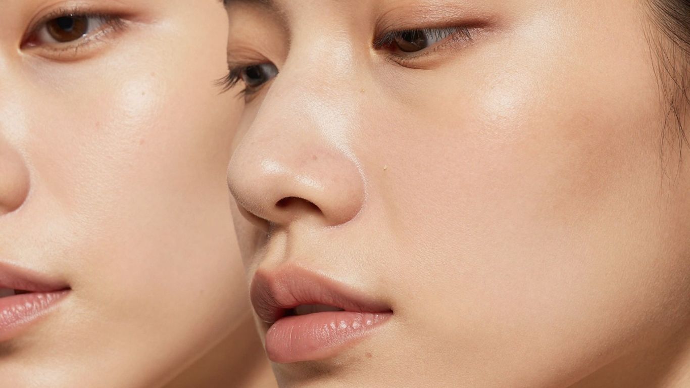 Diverse skin tones with fading hyperpigmentation.