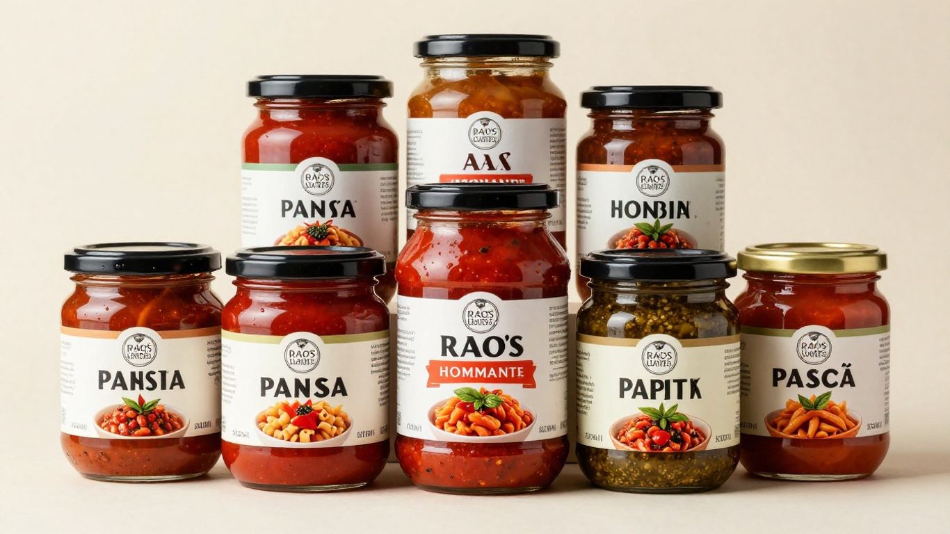 Rao's Homemade pasta sauces and Italian food products.