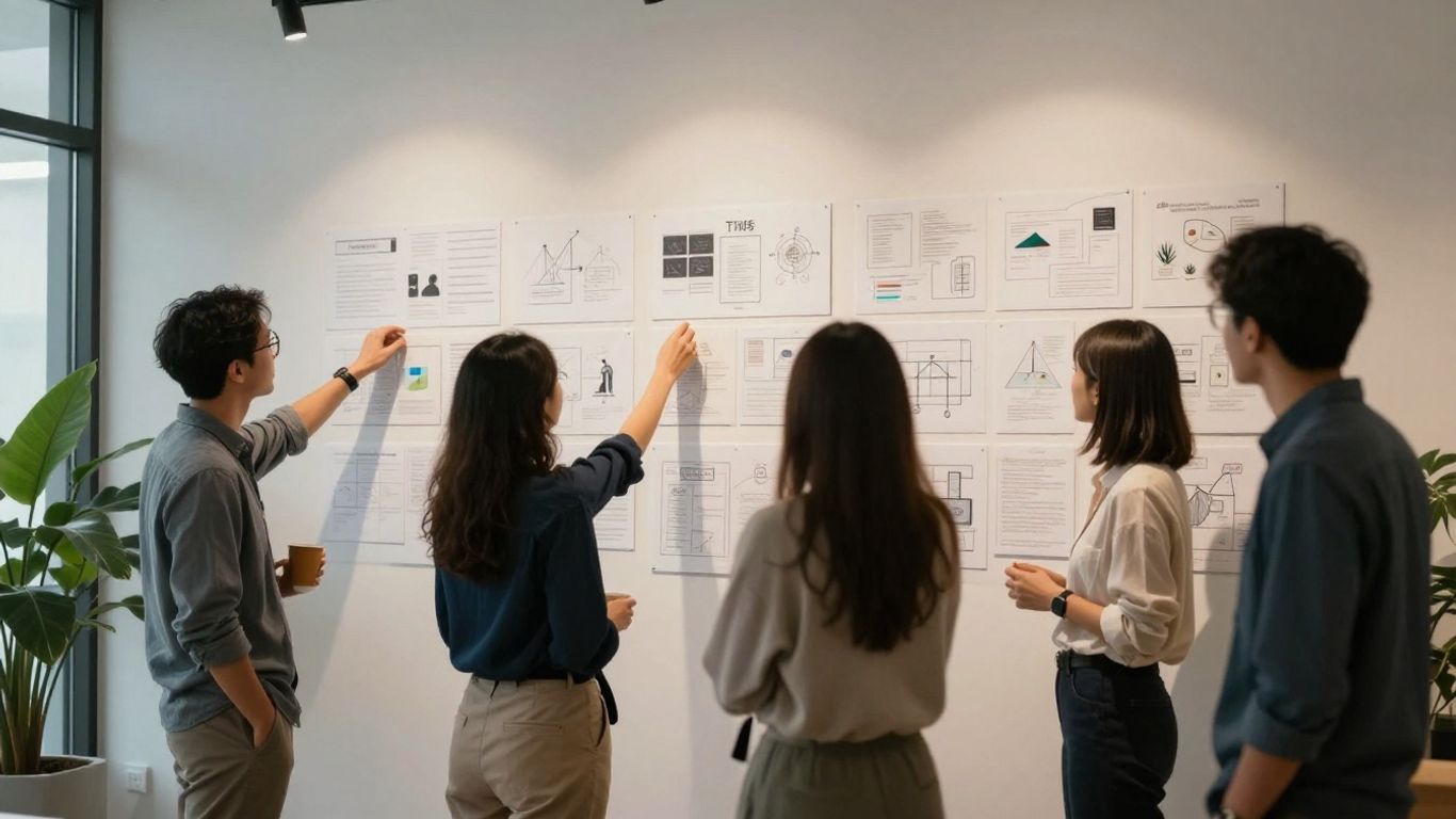 Creative team planning campaigns