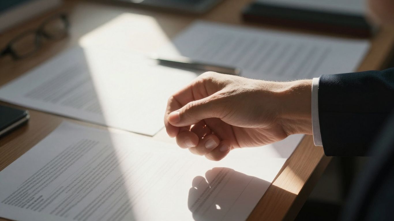 Handshake symbolizing career success in finance.