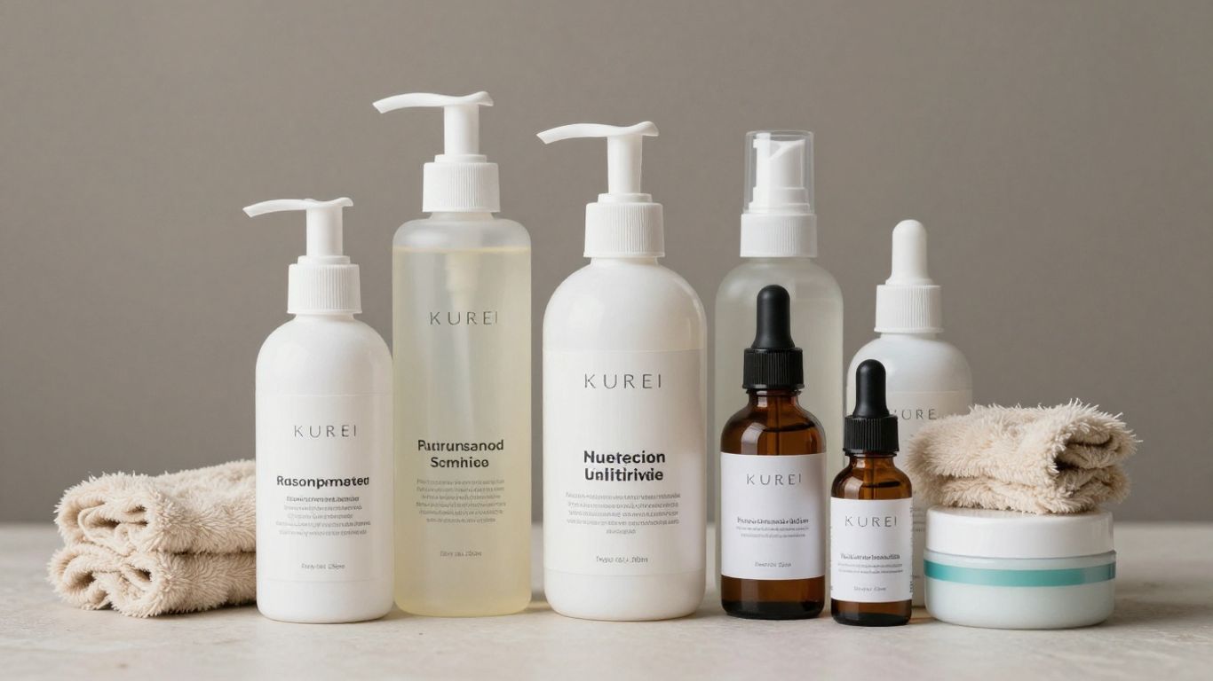 Natural wellness oils displayed in soft light
