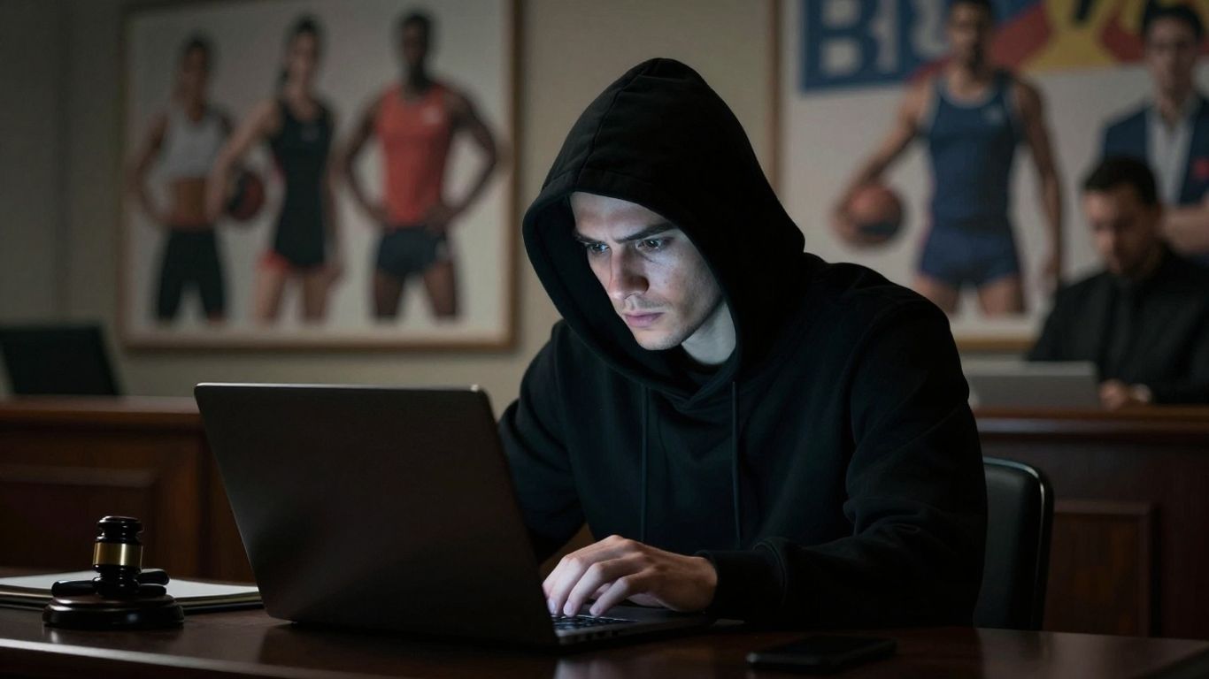 Man accused of phishing and sex trafficking.