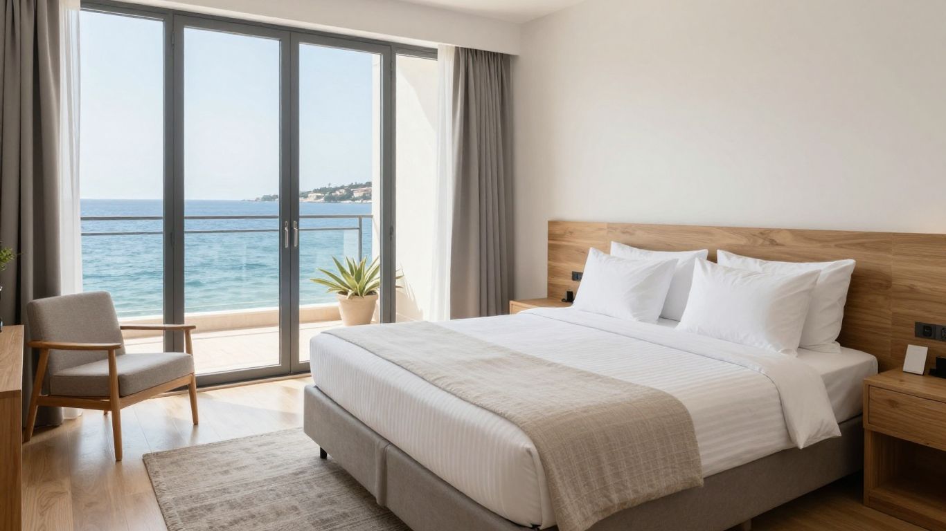 Chambre d’hôtel confortable près du littoral