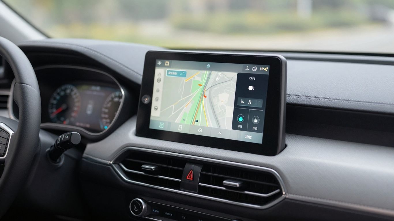 Interior view of a dashboard