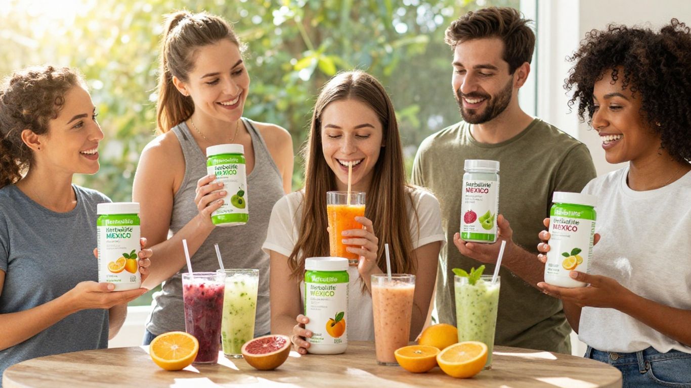 Herbalife Mexico products and healthy lifestyle.