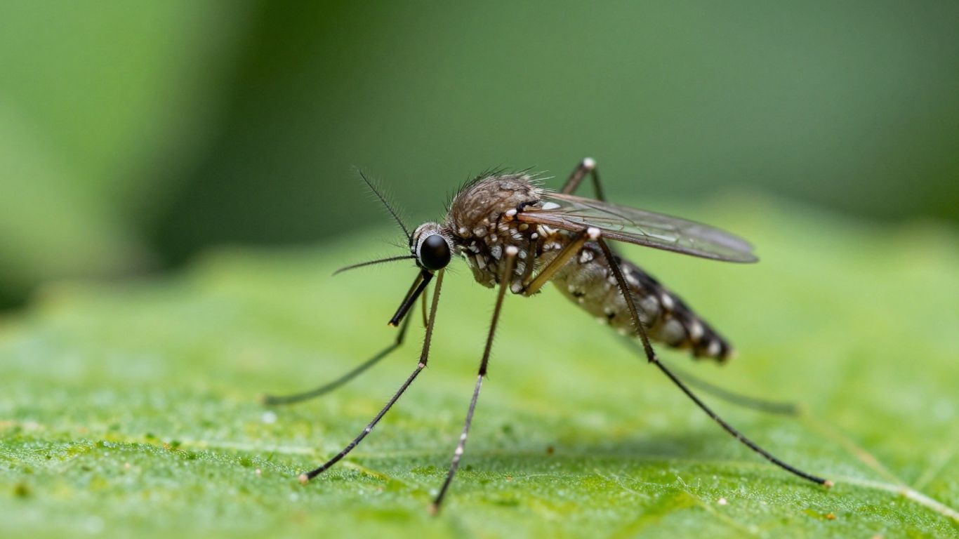 Mosquito en primer plano, vector de enfermedades.
