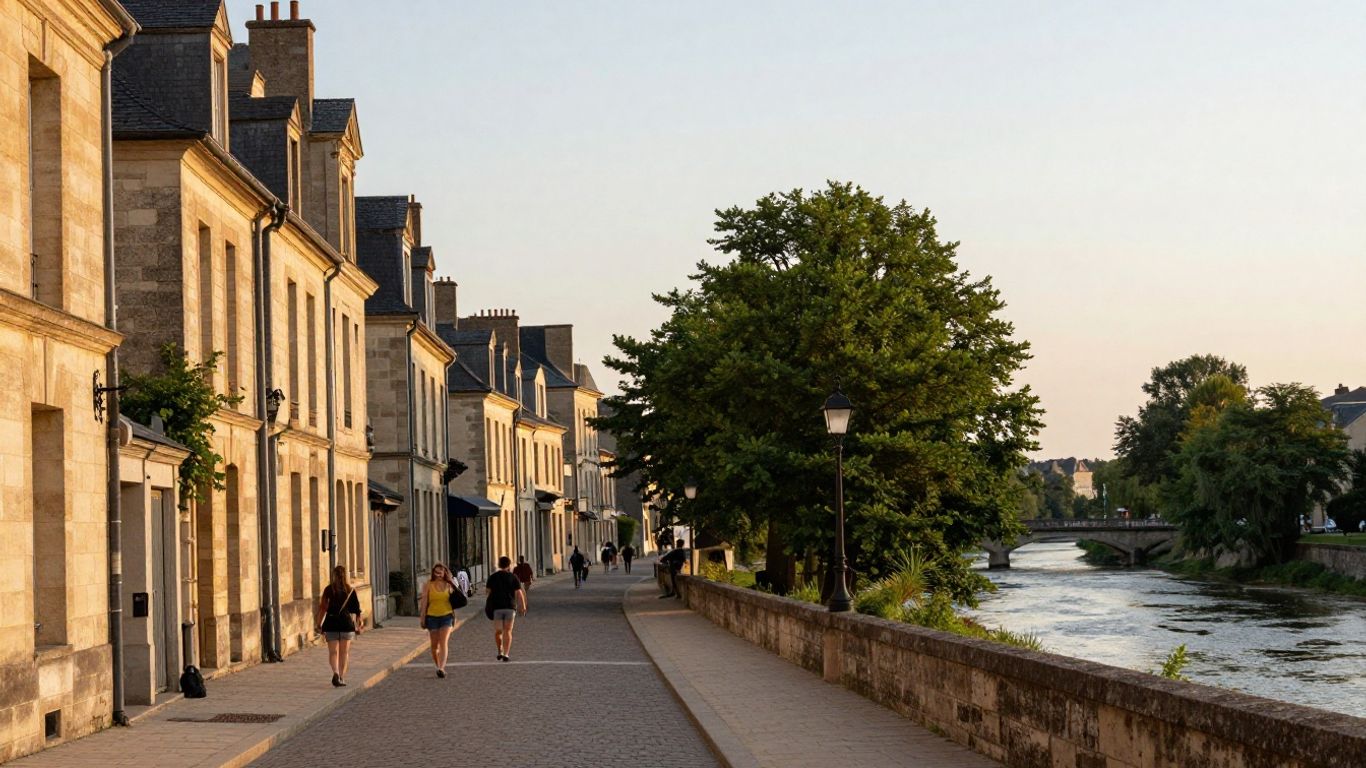 Rues historiques et quais de Loire à Blois