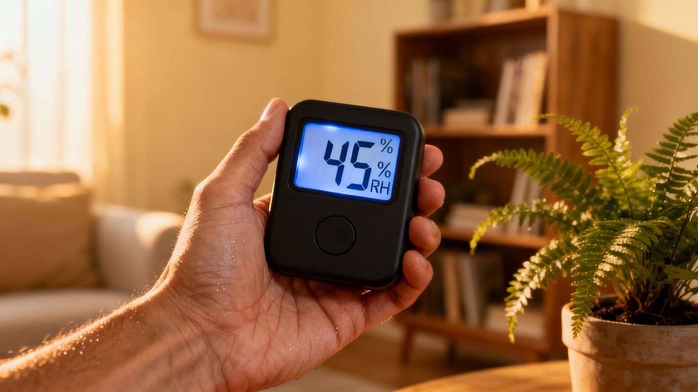 Monitoring home humidity levels