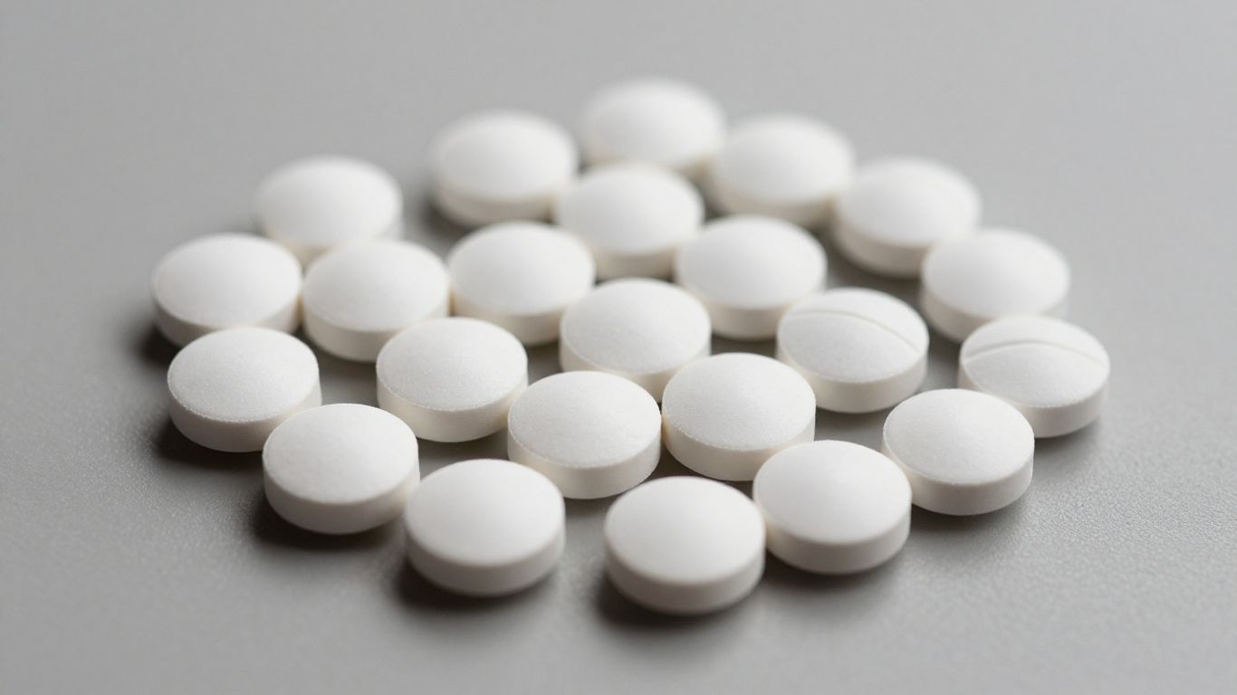 TB500 tablets on a neutral surface.