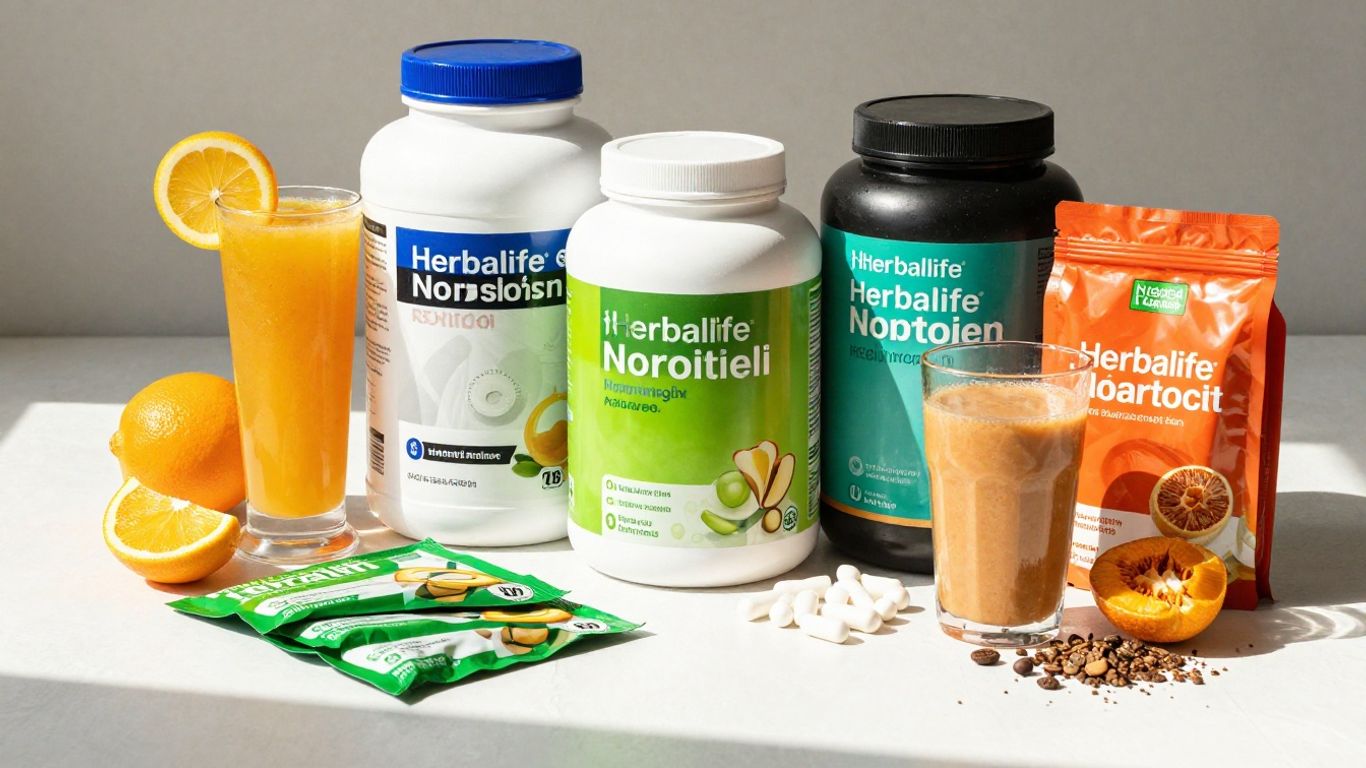 Herbalife products and healthy lifestyle