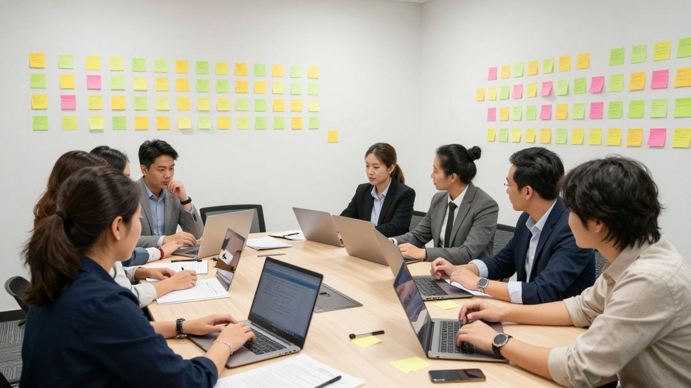 Staff training on new digital business tools