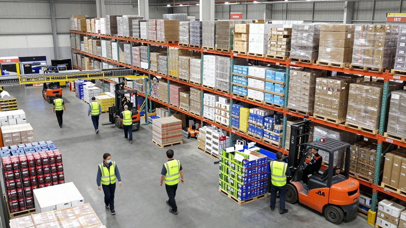 Distribution center operations and inventory management