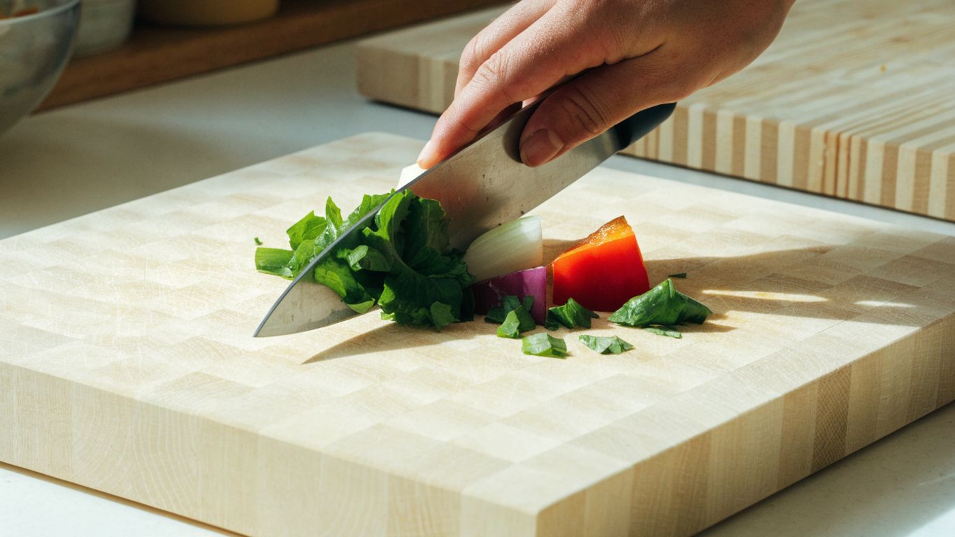 Why end grain cutting boards are quieter: what happens under the knife
