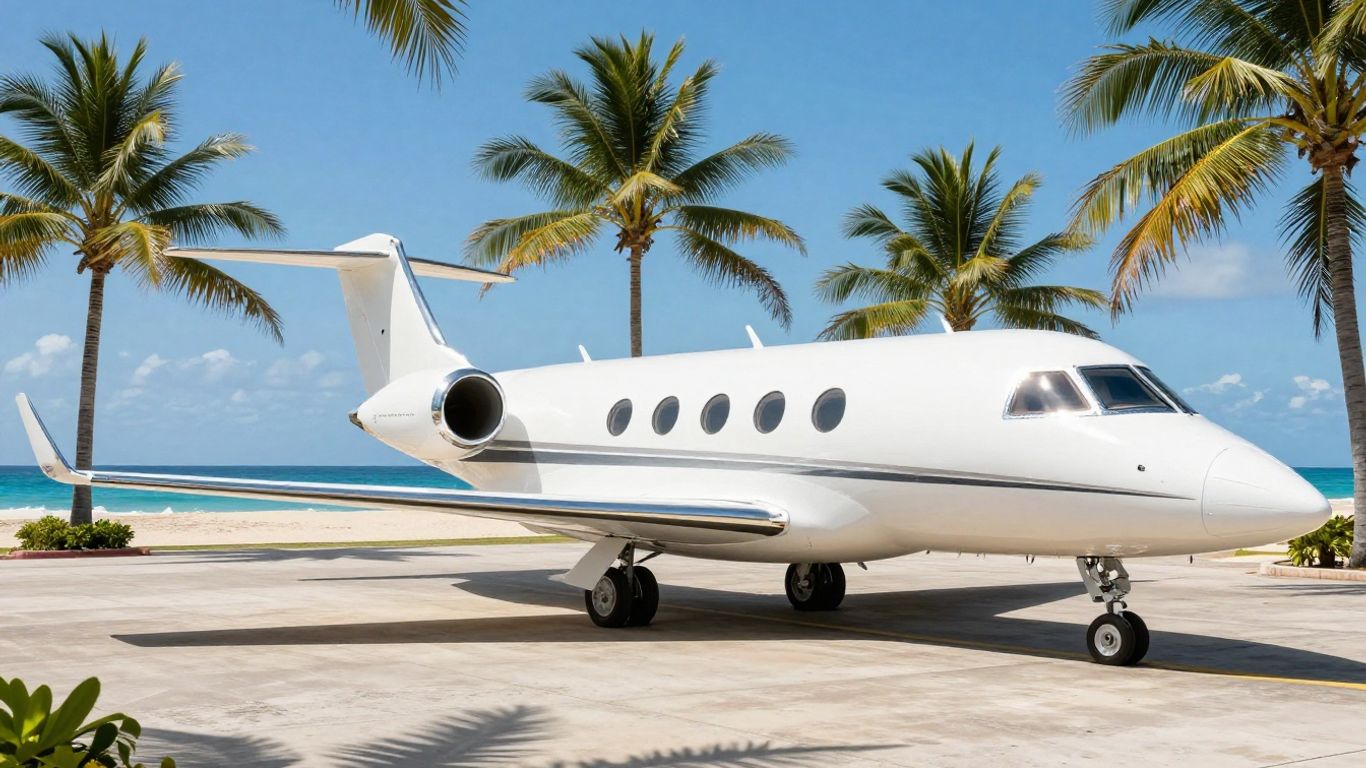 Jet2 private jet parked at sunny airport near beach.