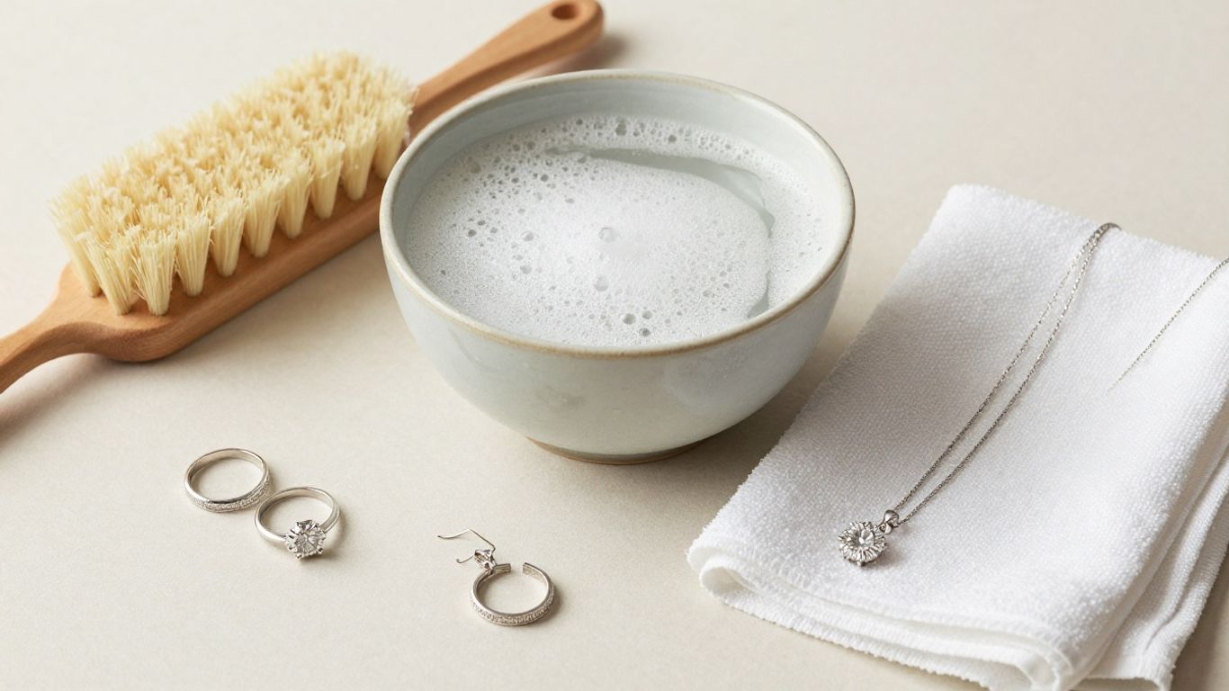 How to clean diamond jewellery safely at home: a complete care guide_Placeholder