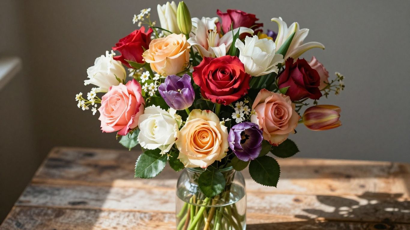Fresh flower bouquet delivered in Spotswood.