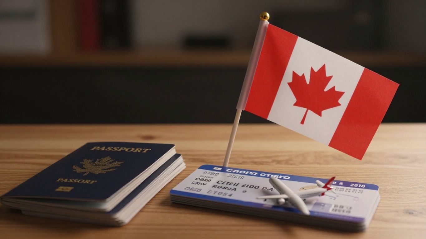 Canadian travel rewards credit cards and passport.