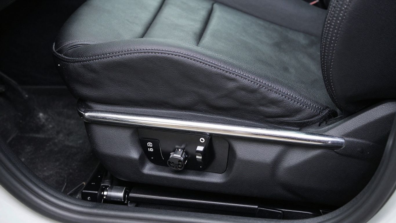 BMW seat underside and connector details