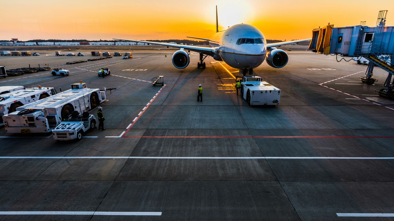 Air cargo cartons prepared for airport transport