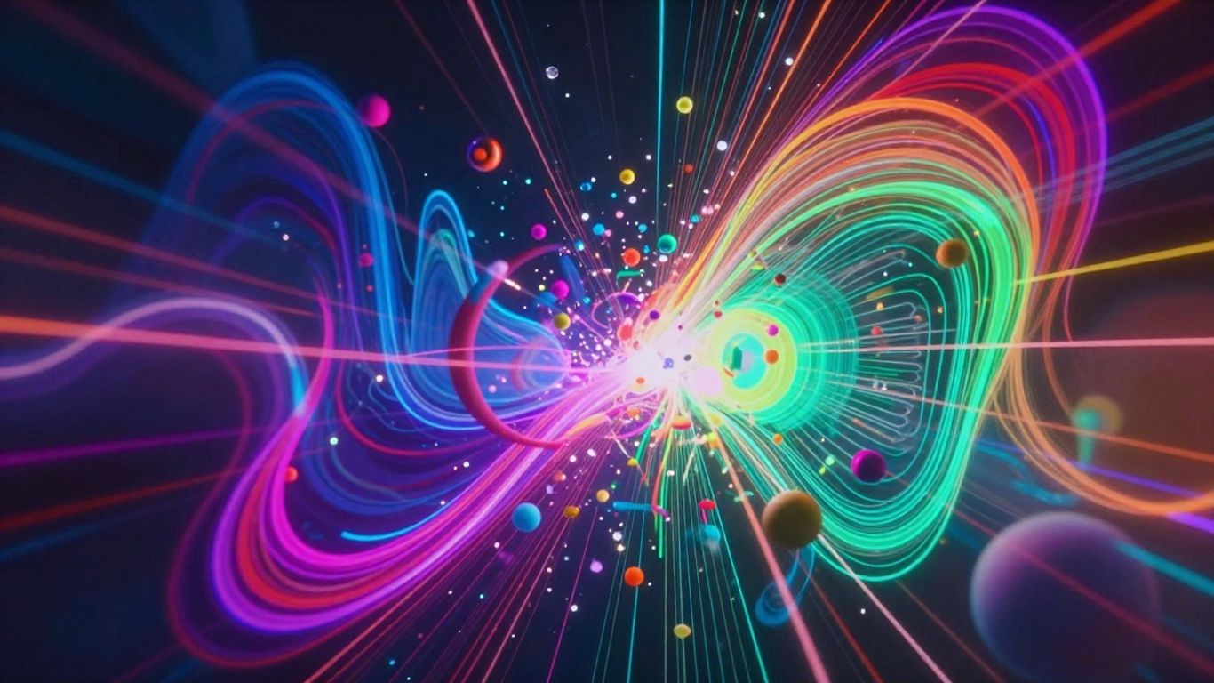 AI music video on a screen