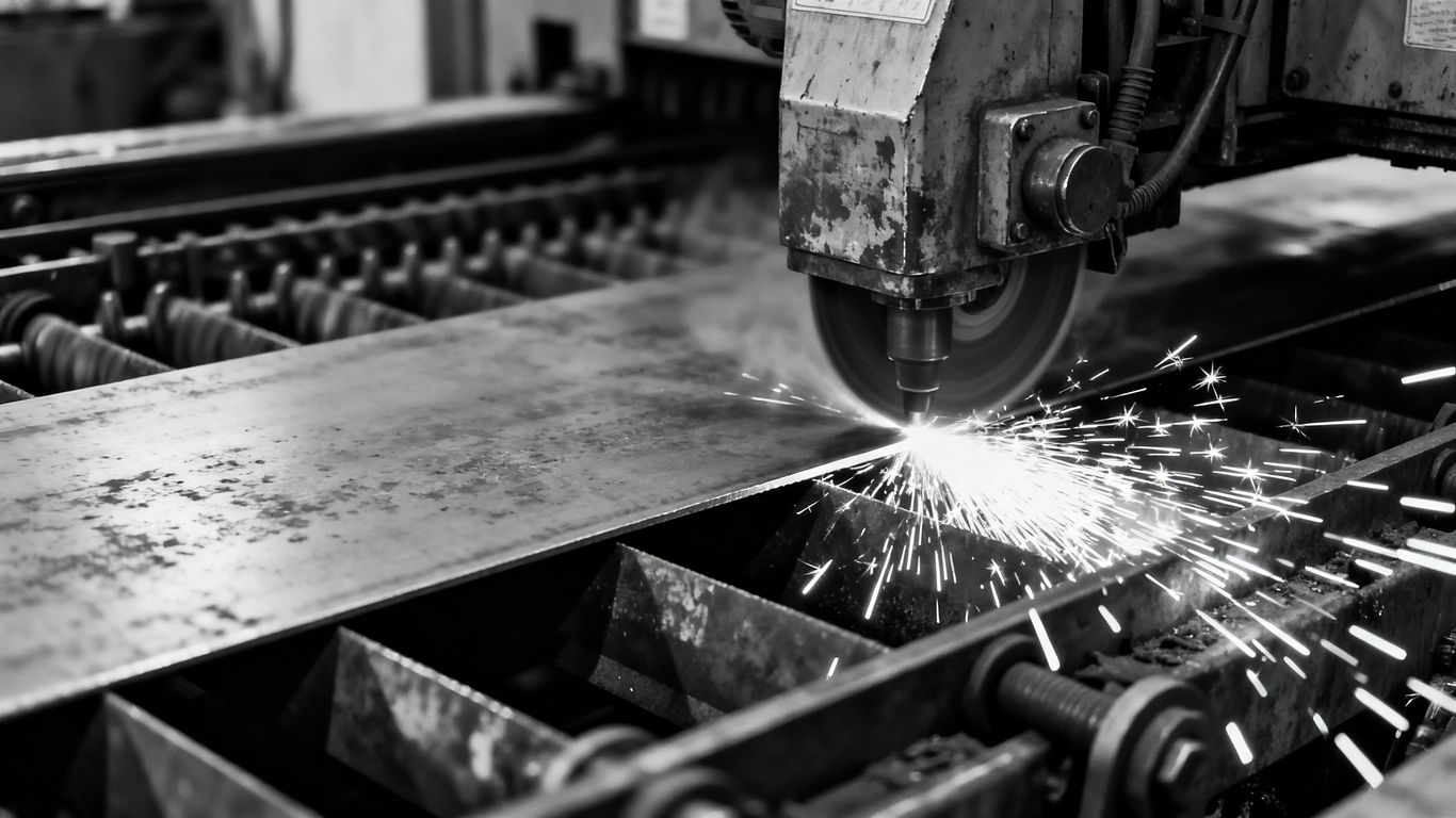Materials moving through production - Dai Nhan Machinery