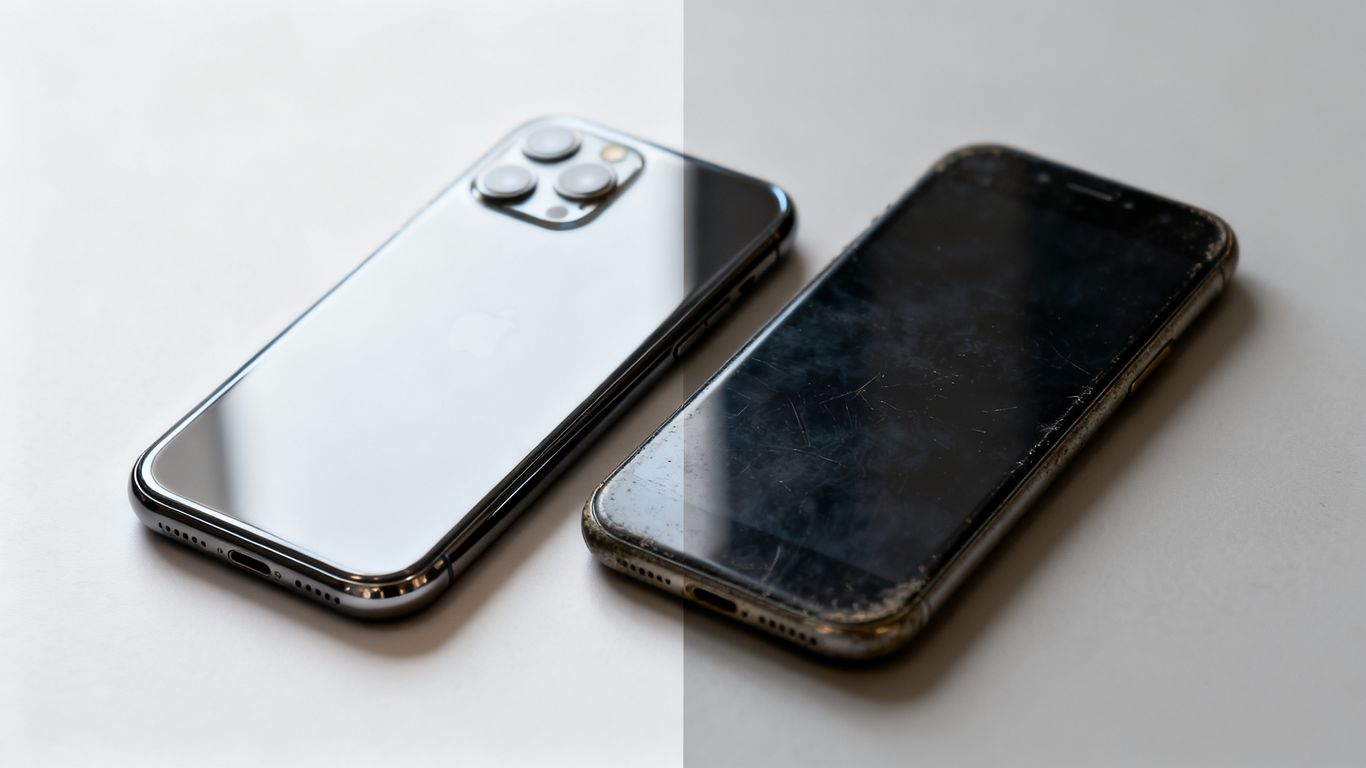 Refurbished phone versus used phone comparison.