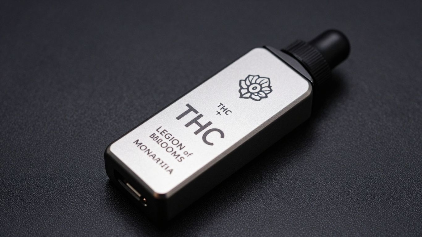 Legion of Blooms Monarch White Buffalo THC vape cartridge