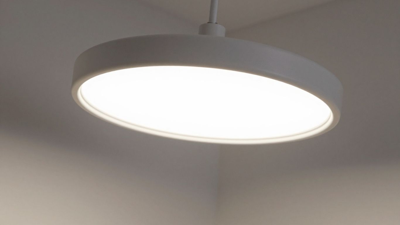 Tageslichtlampe in einem hellen Raum