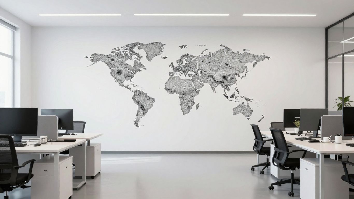 Modelo operativo y distribución de ventas globales