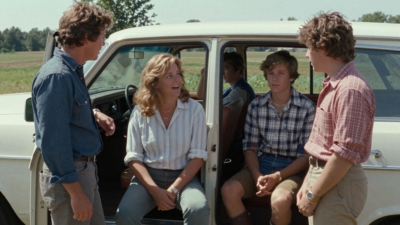 A family road trip interrupted by eccentric relatives