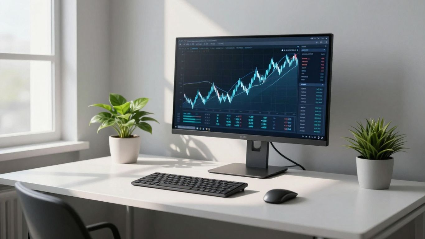 Interactive Brokers platform interface on a computer screen.
