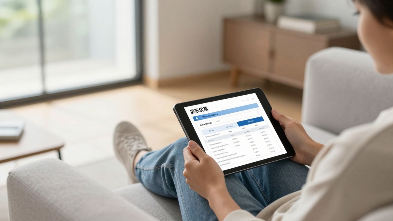 Persona relajada en casa con seguro de inquilino.