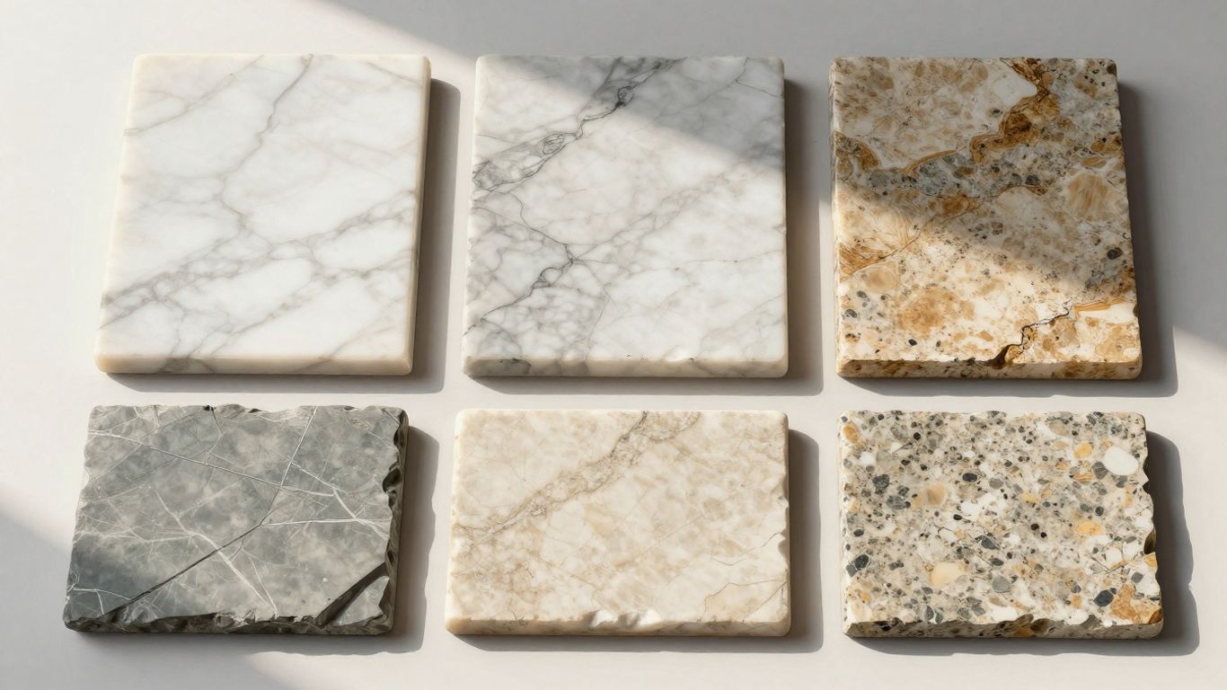 Natural stone tiles for a beautiful home interior.