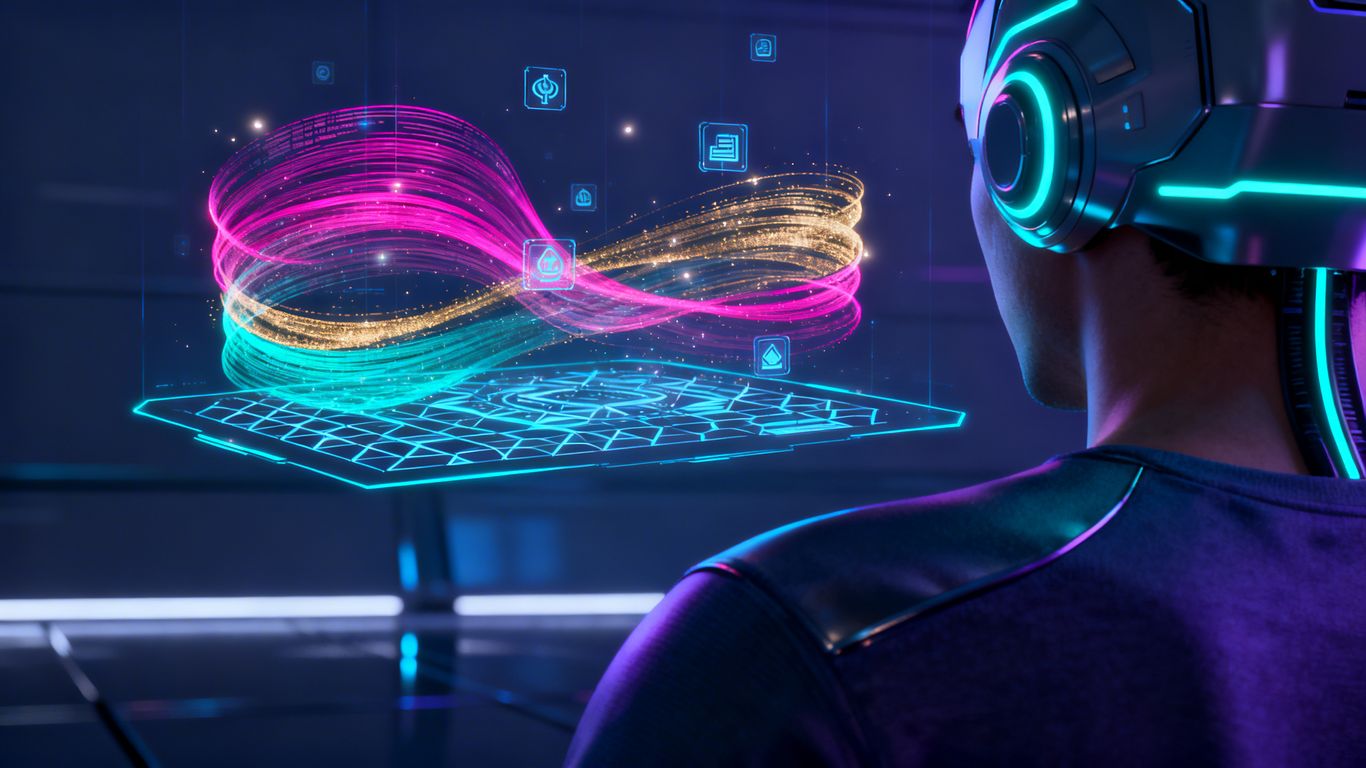 AI interface providing personalized feedback to a person.