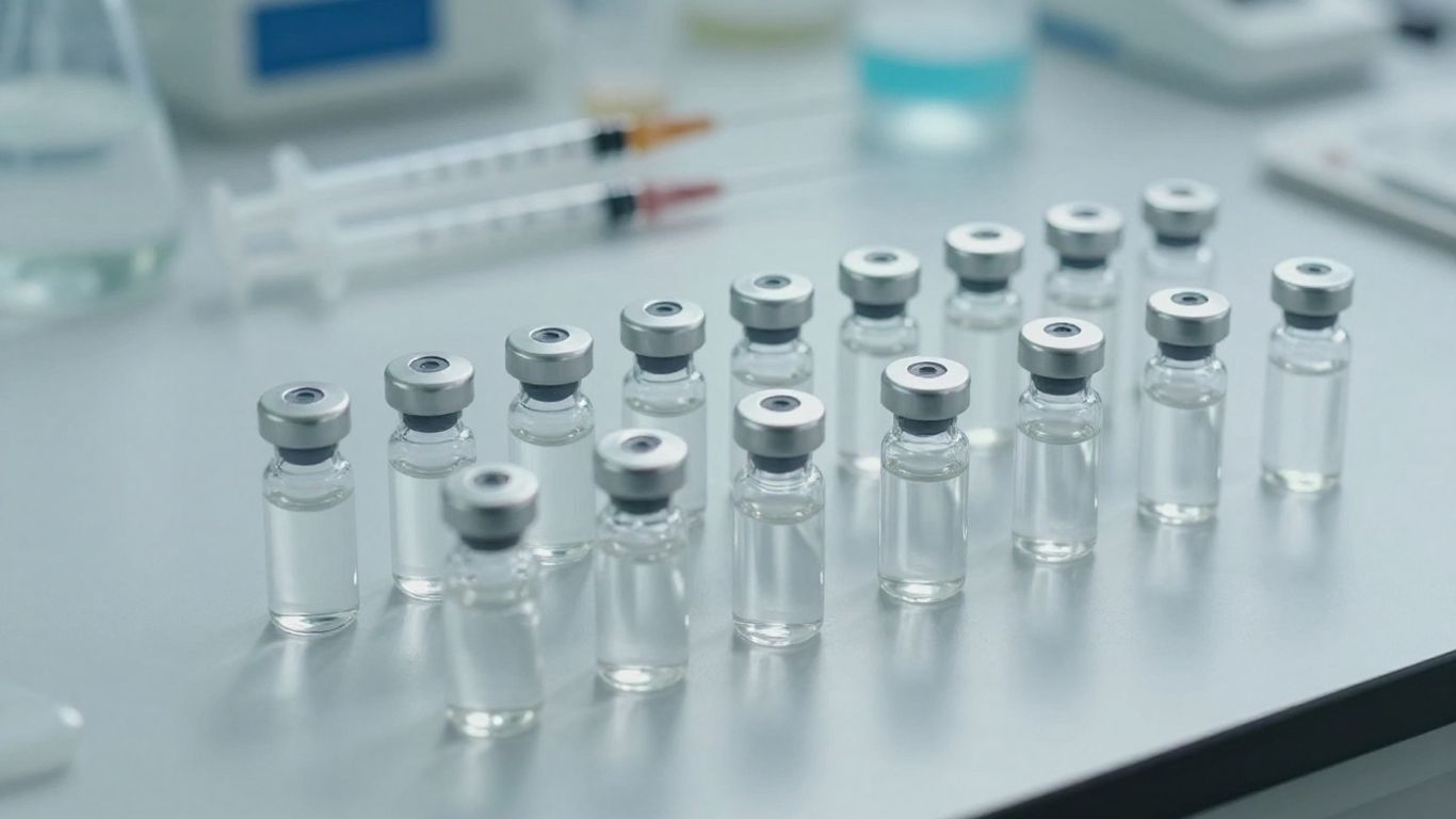 Peptide vials and syringes for dosing