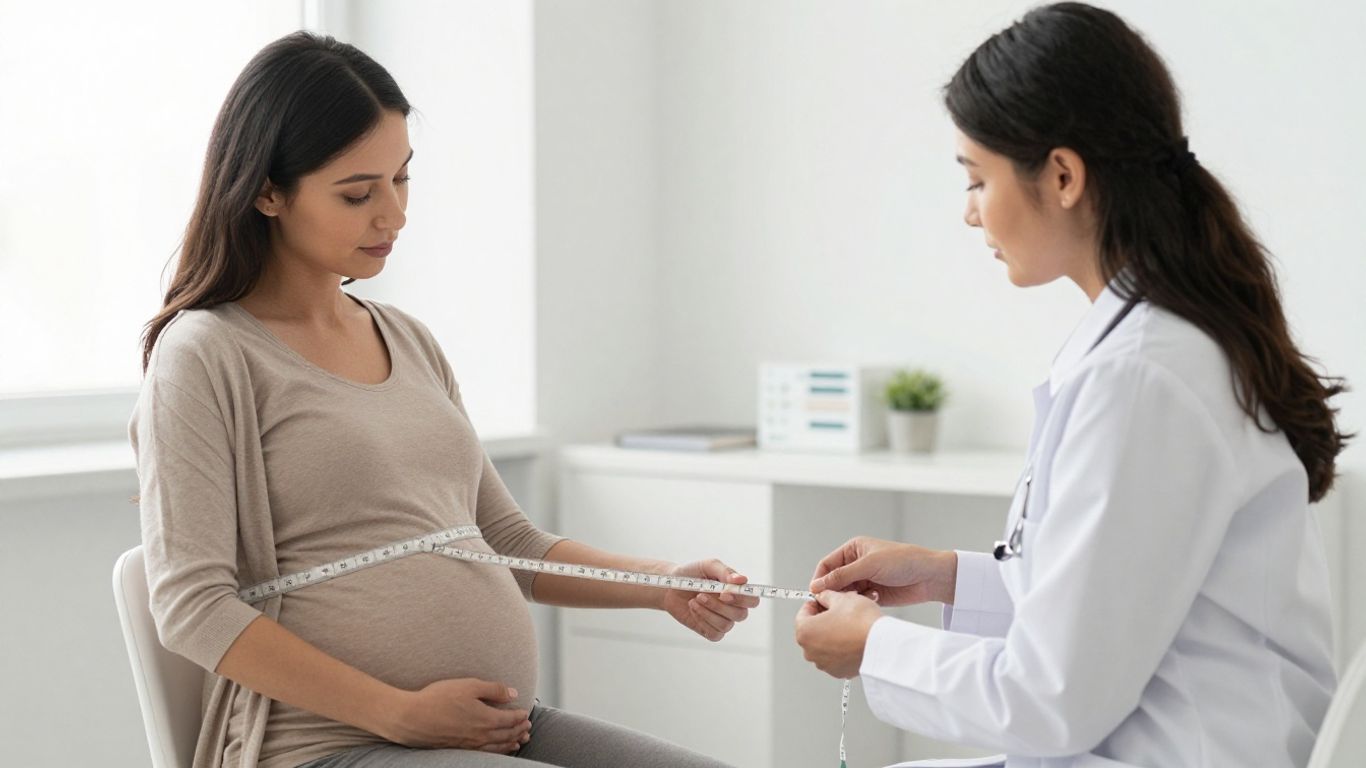 Seguimiento médico del embarazo y crecimiento uterino