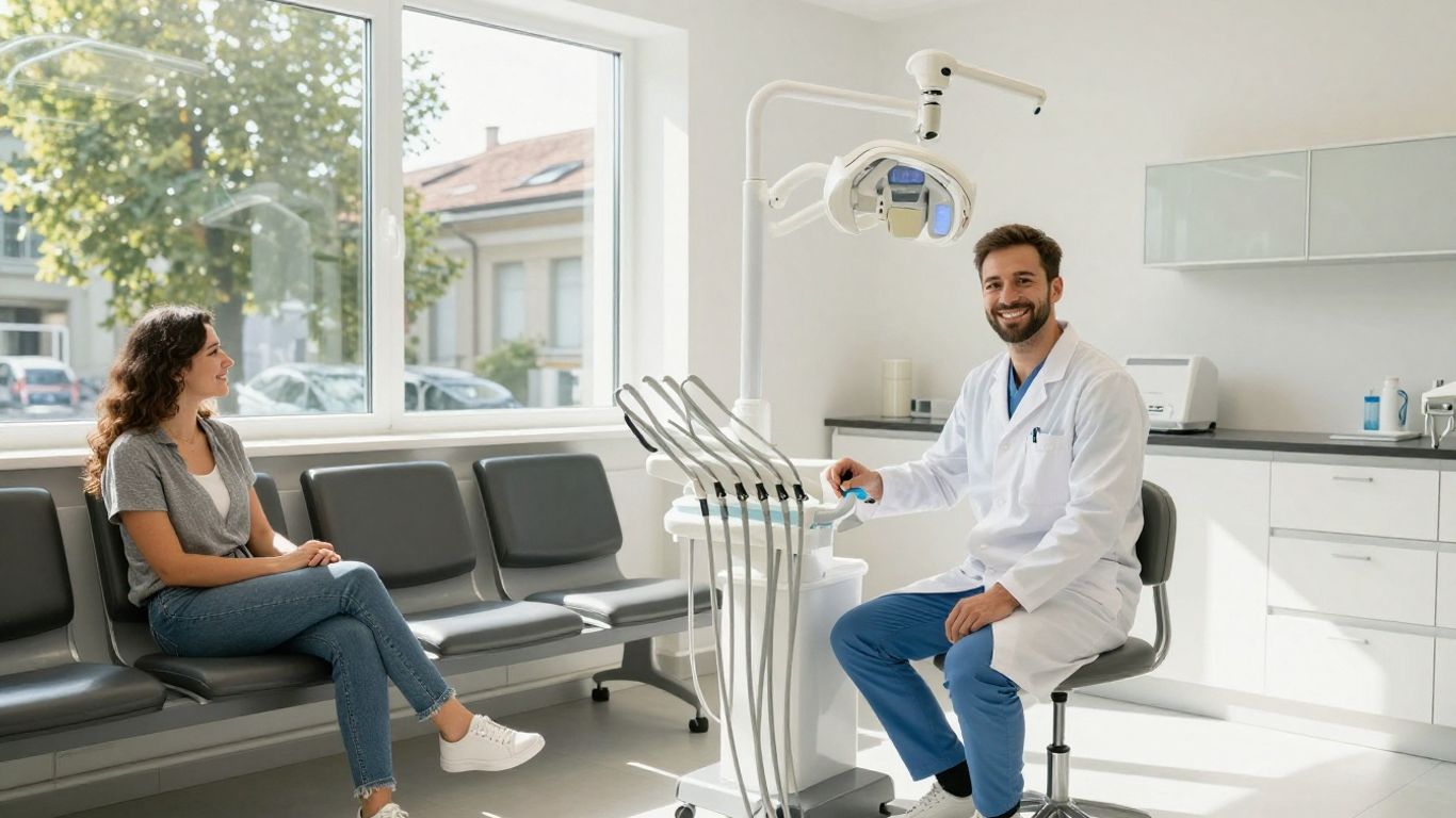 Moderne Zahnarztpraxis in Bern mit freundlichem Personal