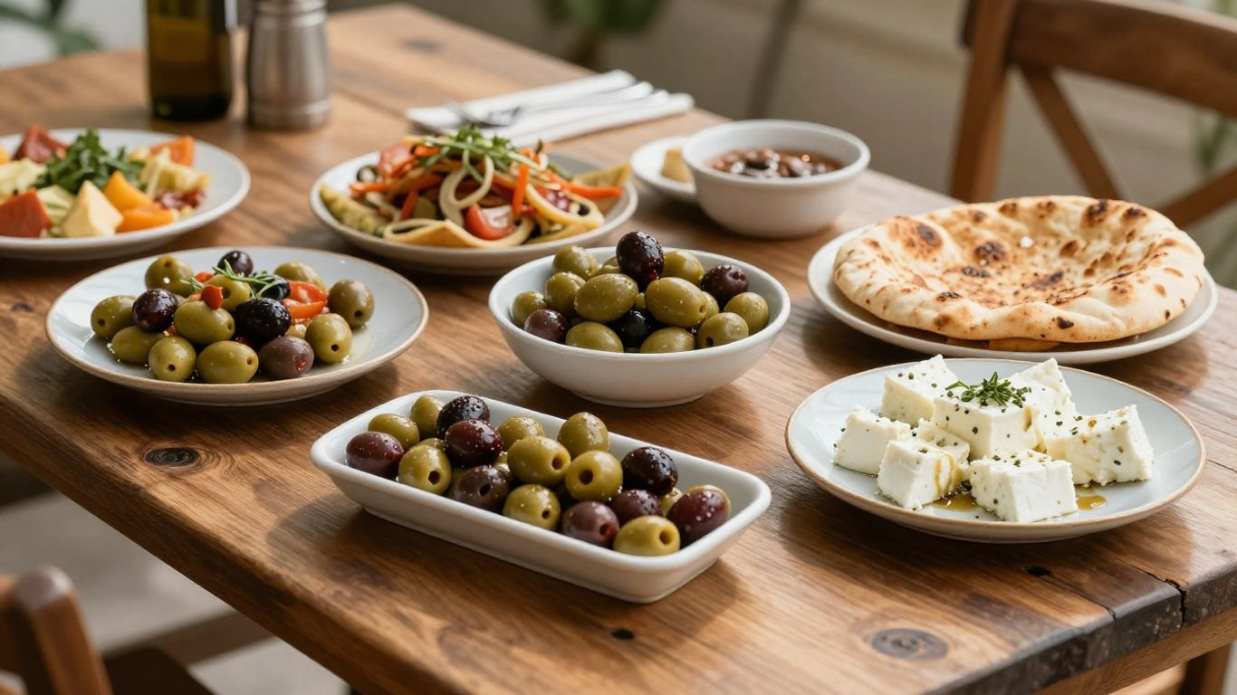 Griechische Mezze und Spezialitäten