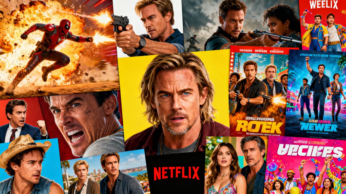Netflix new movie releases collage