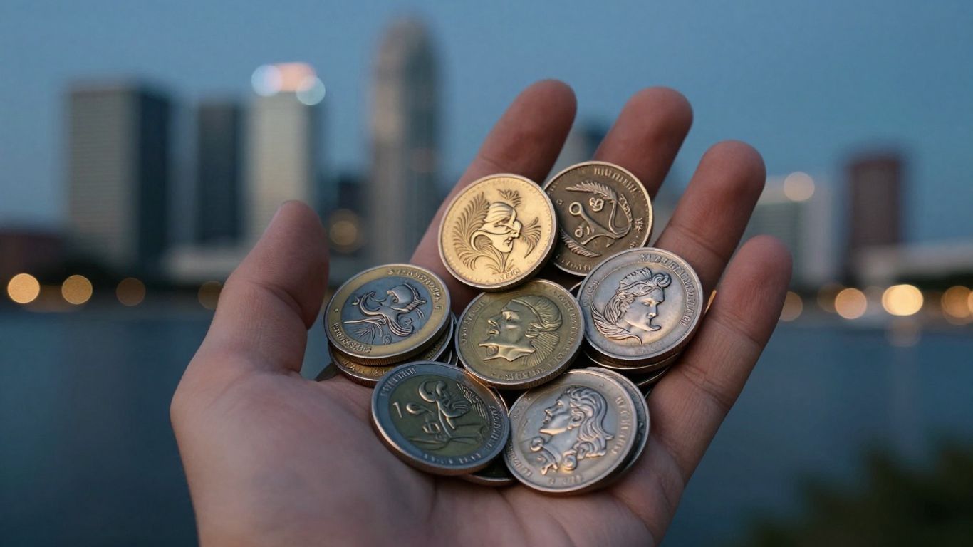 Fantasy coins in Tampa, collector networking.