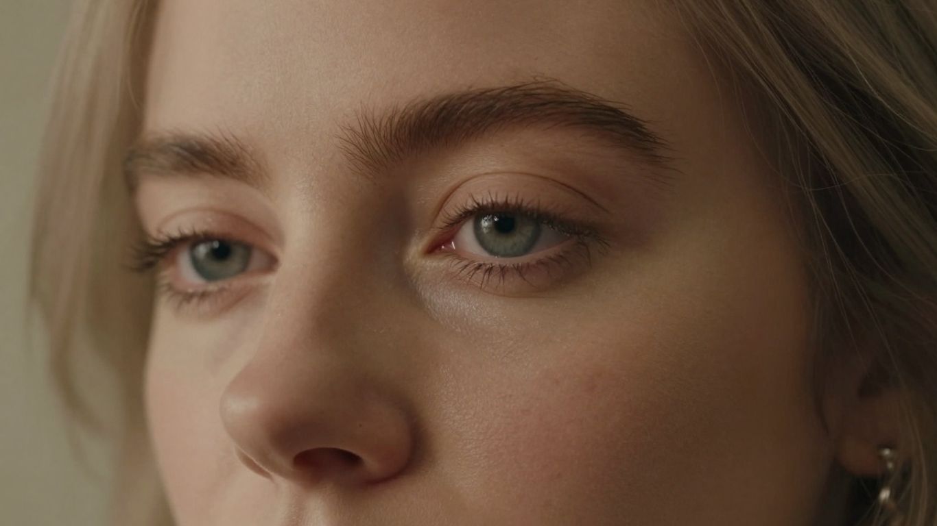 Billie Eilish close-up photographic image