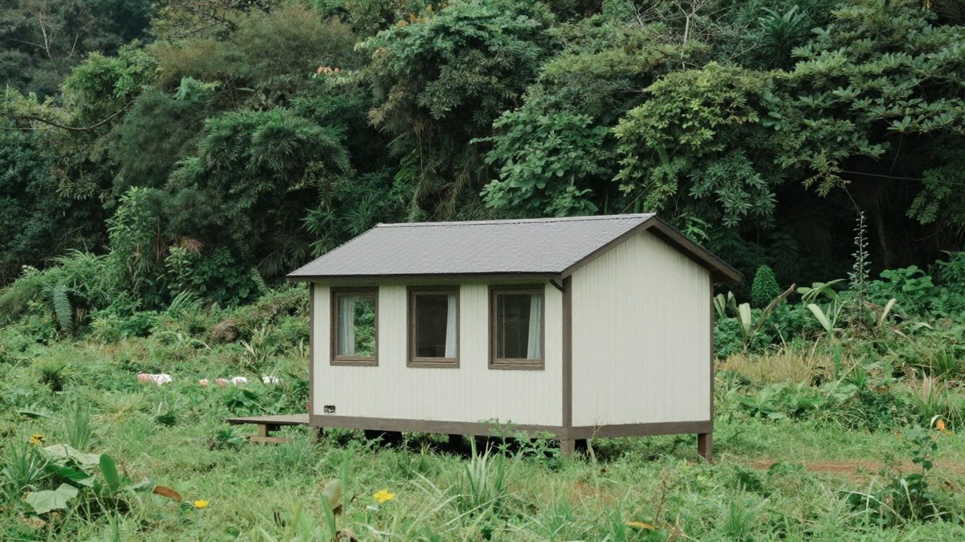 Tiny home in a natural setting
